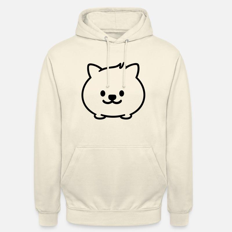 Chien - Sweat-shirt à capuche unisexe - vanille