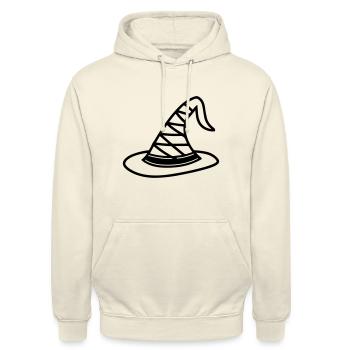 Magischer Hut - Unisex Hoodie - Vanille-Milchshake - Vorne - Alina (178cm) & Michal (187cm)