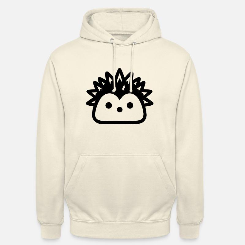 Hérisson - Sweat-shirt à capuche unisexe - vanille