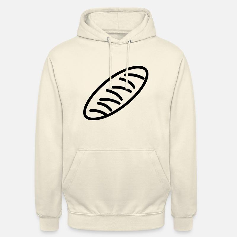 baguette - Sweat-shirt à capuche unisexe - vanille