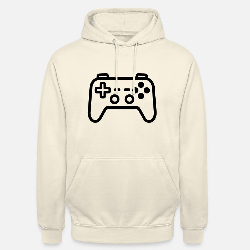 Video game controller - Unisex Hoodie - vanilla