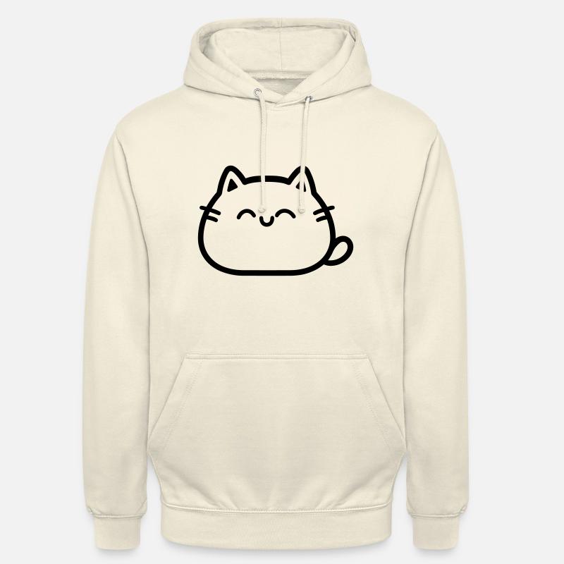 cat - Unisex Hoodie - vanilla