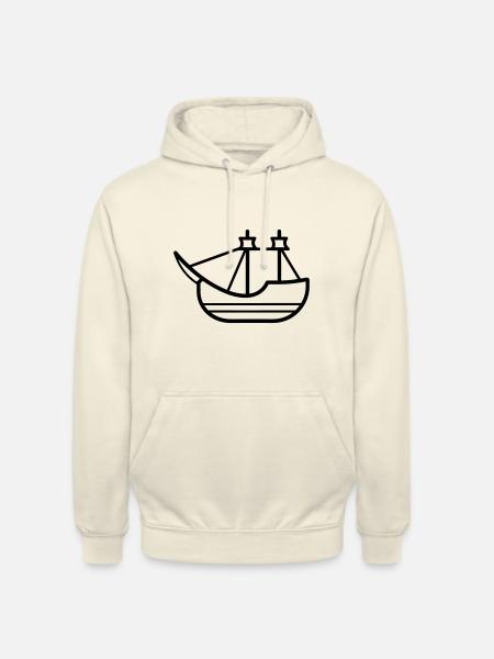 Piratenschiff - Unisex Hoodie - Vanille-Milchshake