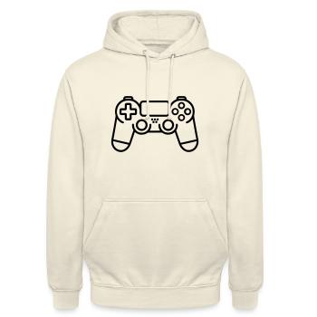 Video games controller - Unisex Hoodie - vanilla - Front - Alina (178cm) & Michal (187cm)