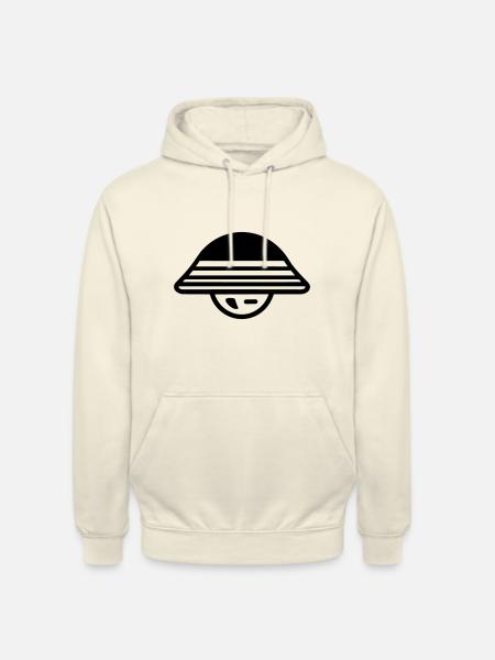 flying saucer - Unisex Hoodie - vanilla