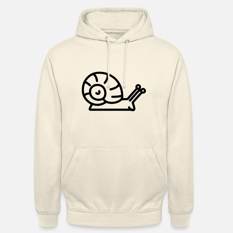 Escargot - Sweat-shirt à capuche unisexe - vanille