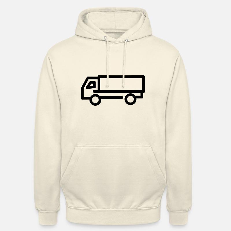Camion - Sweat-shirt à capuche unisexe - vanille