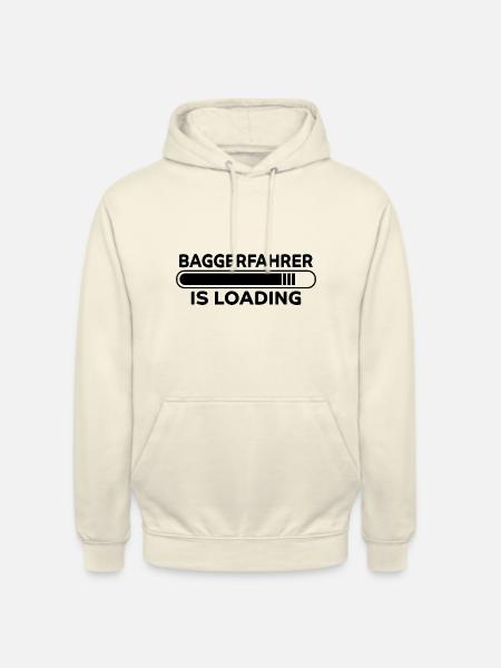 Baggerfahrer Spruch Lustiges Baggerfahrer Geschenk - Unisex Hoodie - Vanille-Milchshake