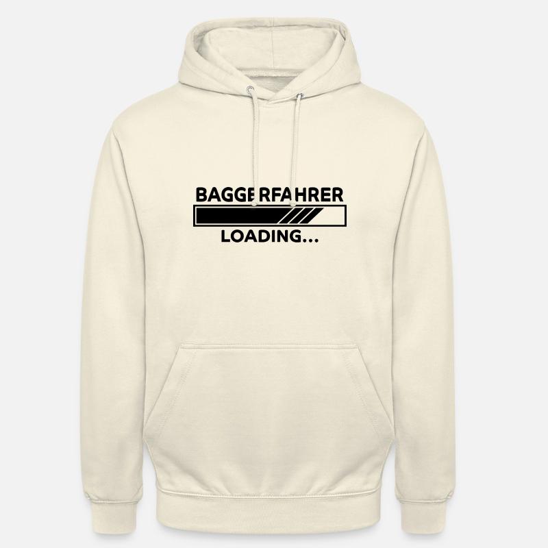 Baggerfahrer Spruch Lustiges Baggerfahrer Geschenk - Unisex Hoodie - Vanille-Milchshake