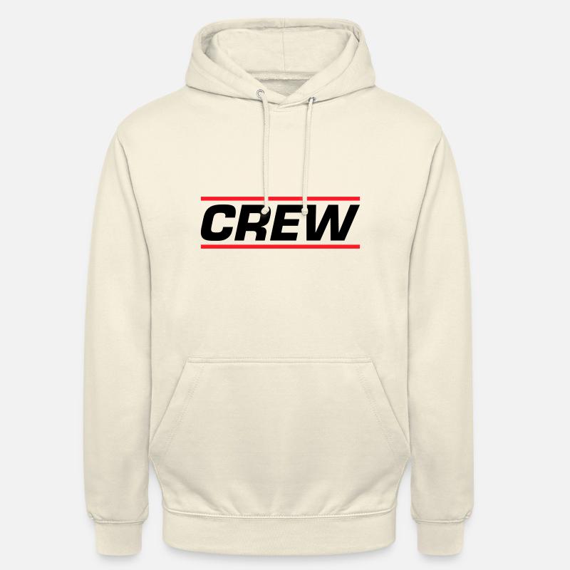 Conception de l’équipage - Sweat-shirt à capuche unisexe - vanille