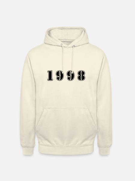 1998 year birthday - Unisex Hoodie - vanilla
