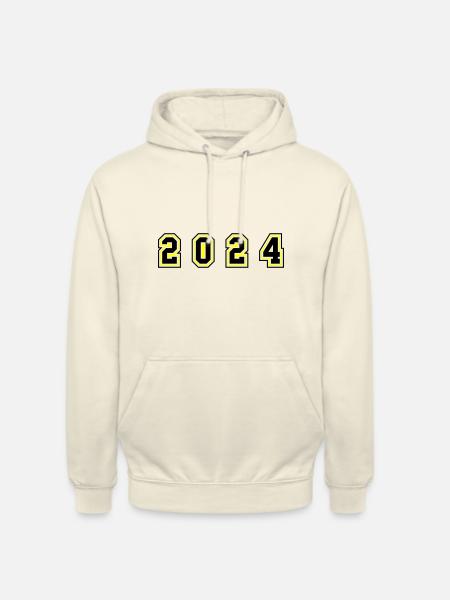 2024 year number - Unisex Hoodie - vanilla
