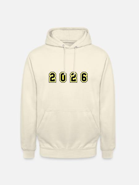 2026 Year Number - Unisex Hoodie - vanilla