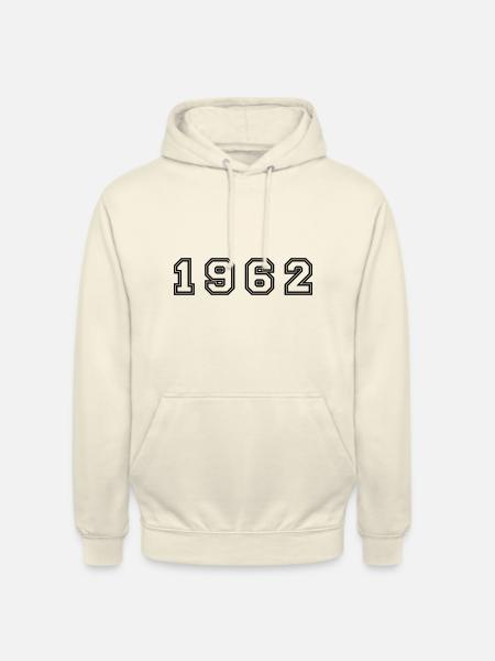 1962 Year Number - Unisex Hoodie - vanilla