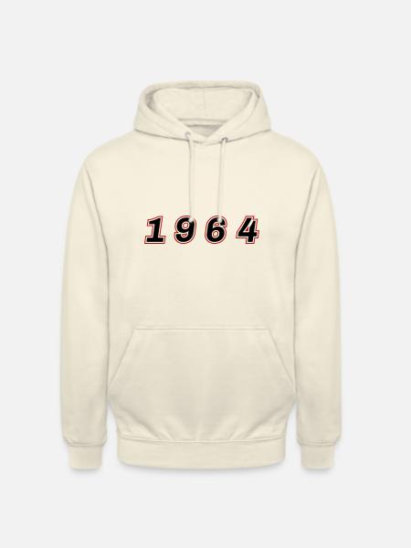 1964 Year Number - Unisex Hoodie - vanilla