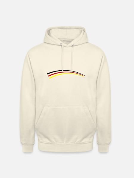 Germany Flag Symbol - Unisex Hoodie - vanilla