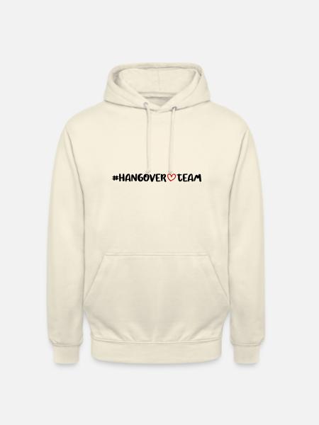Hangover Team Herz - Unisex Hoodie - Vanille-Milchshake