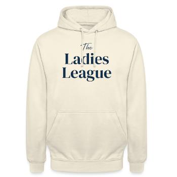 La Ligue des Dames - Sweat-shirt à capuche unisexe - vanille - Devant - Alina (178cm) & Michal (187cm)