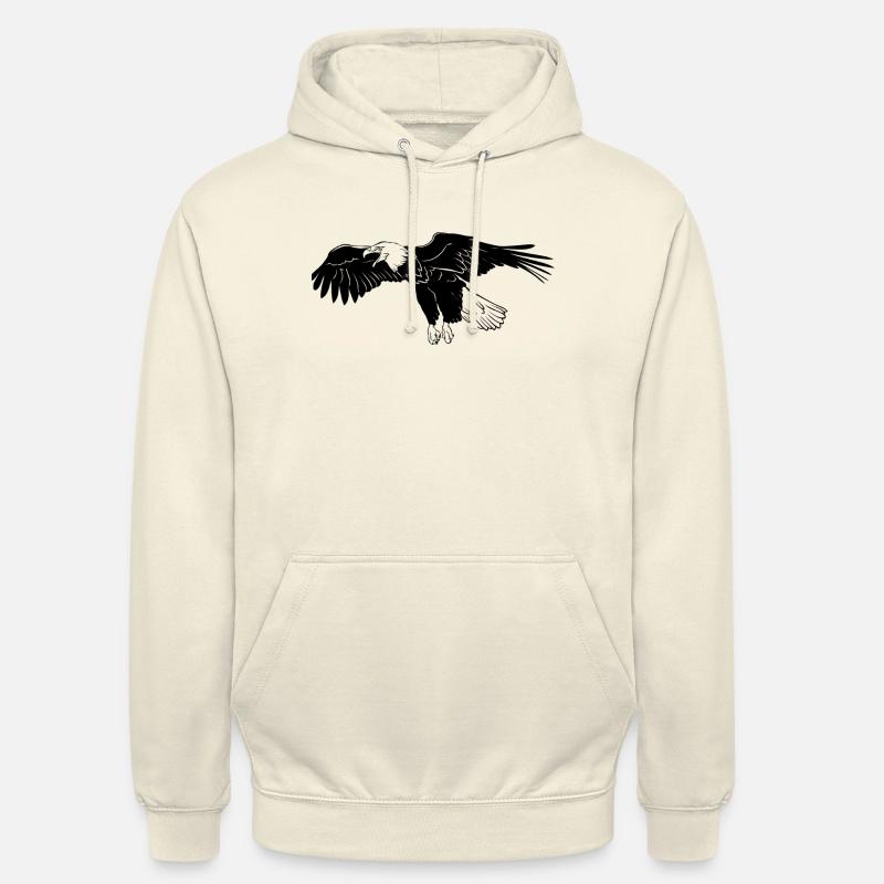 aigle - Sweat-shirt à capuche unisexe - vanille