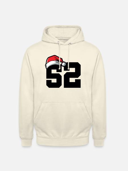 52 Numéro Noël - Sweat-shirt à capuche unisexe - vanille