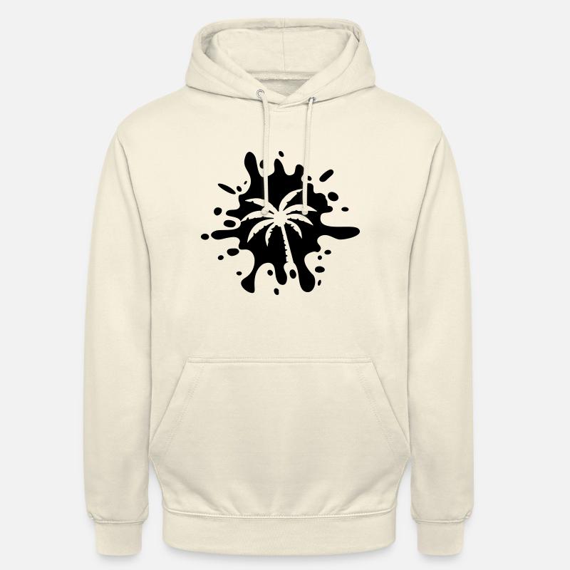 Palm tree symbol blobs - Unisex Hoodie - vanilla