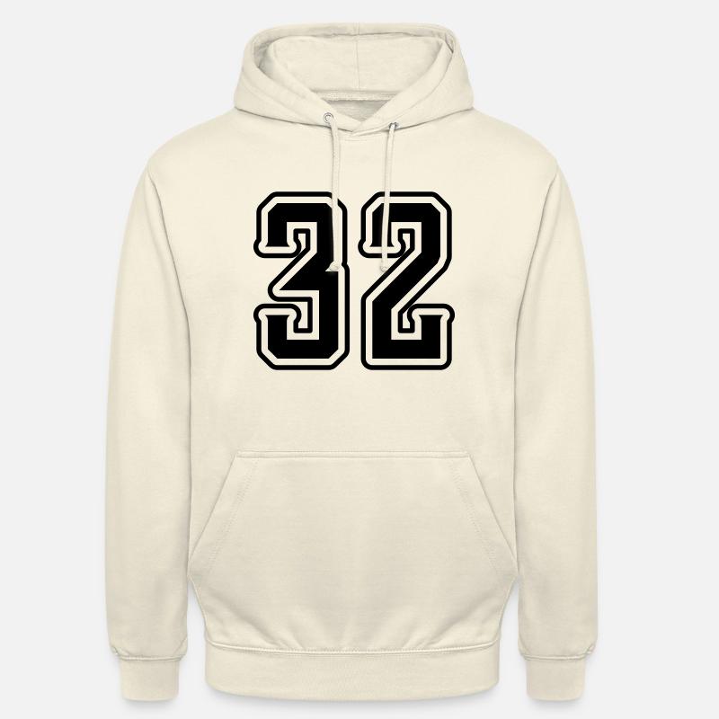 32 number symbol - Unisex Hoodie - vanilla