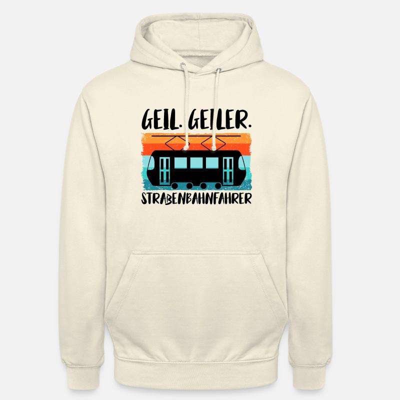 Straßenbahnfahrer Straßenbahn Stadtbahn Tram - Unisex Hoodie - Vanille-Milchshake