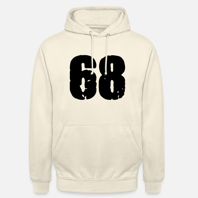 Maillot à 68 numéros - Sweat-shirt à capuche unisexe - vanille