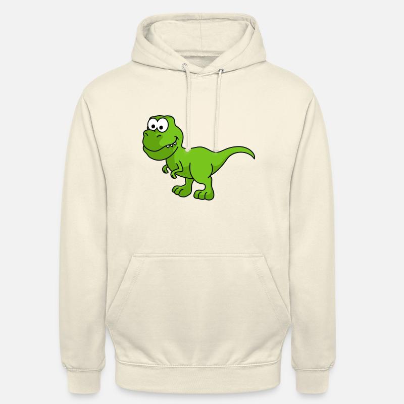 Dinosaur T-Rex Comic - Unisex Hoodie - vanilla