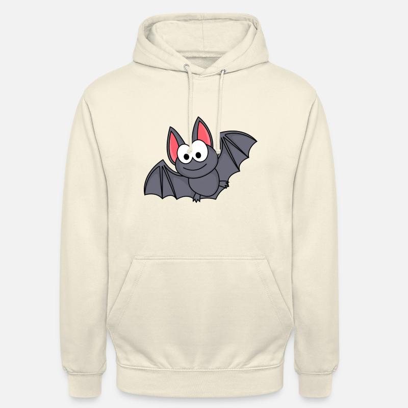 Fledermaus Comic Tier - Unisex Hoodie - Vanille-Milchshake