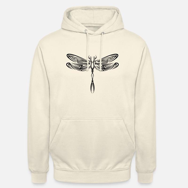 Drachenfliege libelle Tribal Tattoo - Unisex Hoodie - Vanille-Milchshake