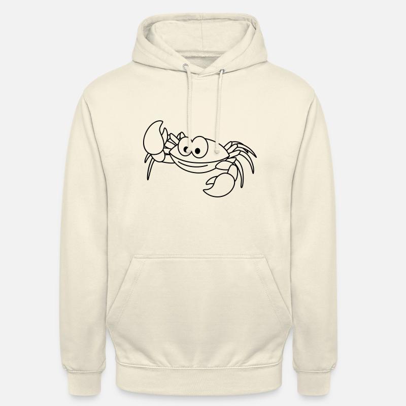 Krabbe Comic Tier - Unisex Hoodie - Vanille-Milchshake