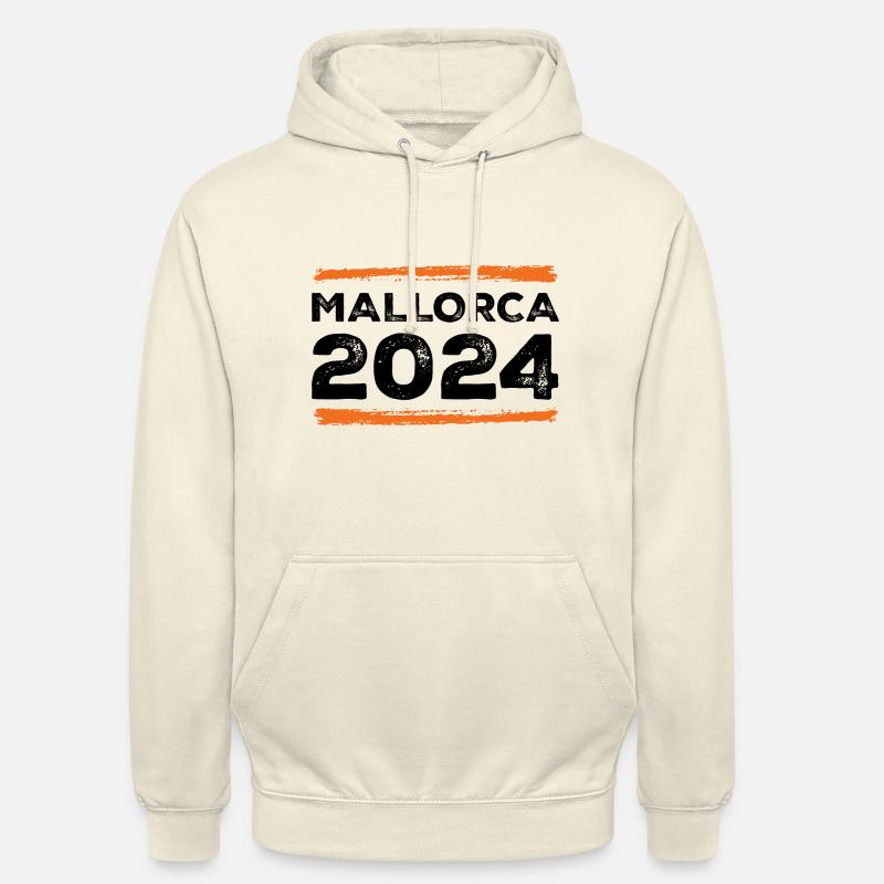 Devis Majorque 2024 - Sweat-shirt à capuche unisexe - vanille