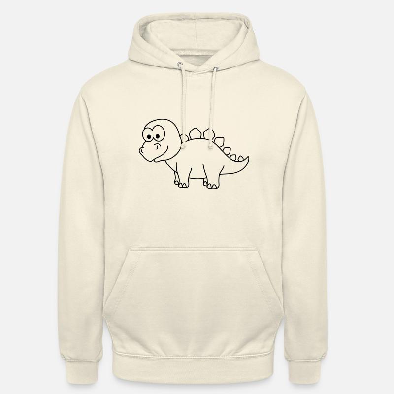 Dinosaurier stegosaurus Comic - Unisex Hoodie - Vanille-Milchshake
