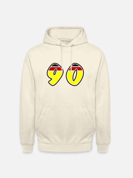 90 Number Symbol Germany - Unisex Hoodie - vanilla