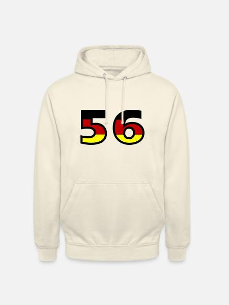 56 Number Germany Jersey - Unisex Hoodie - vanilla