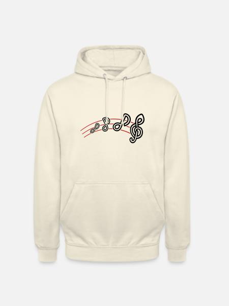 Musical Notes Symbol Music - Unisex Hoodie - vanilla