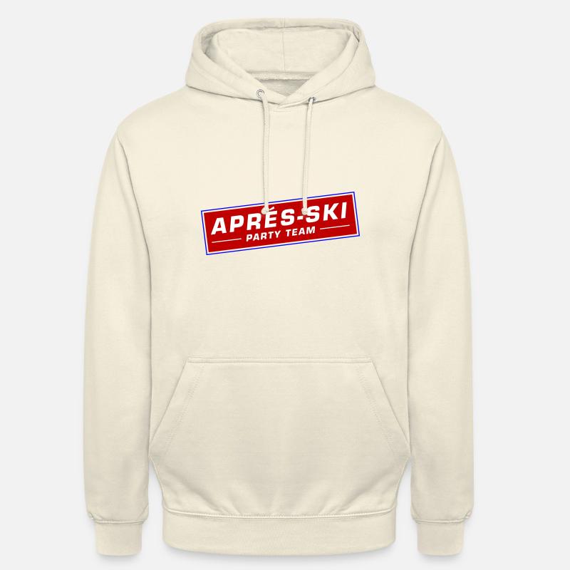 L’équipe de l’après-ski - Sweat-shirt à capuche unisexe - vanille