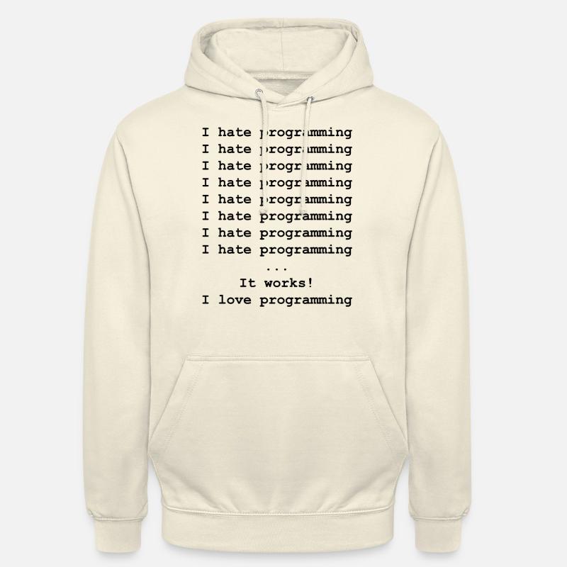 Developer computer scientist - Unisex Hoodie - vanilla