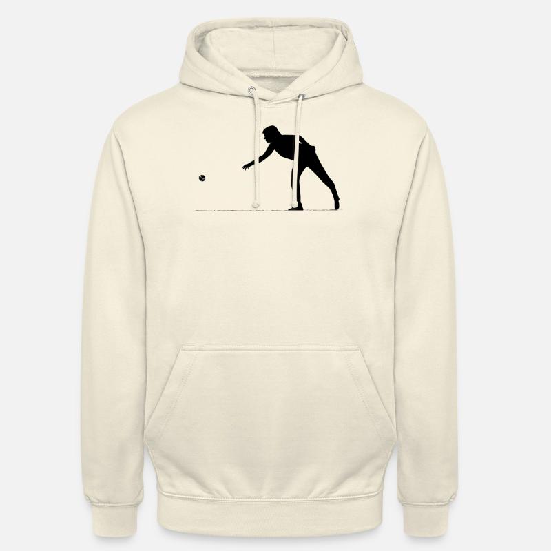 Boule Petanque Boccia Boules - Sweat-shirt à capuche unisexe - vanille
