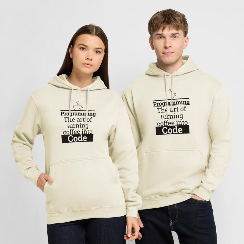 "Programming Coffee to Code" | Programmierer Unisex Hoodie