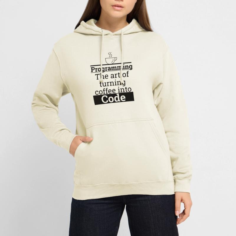 "Programming Coffee to Code" | Programmierer Unisex Hoodie