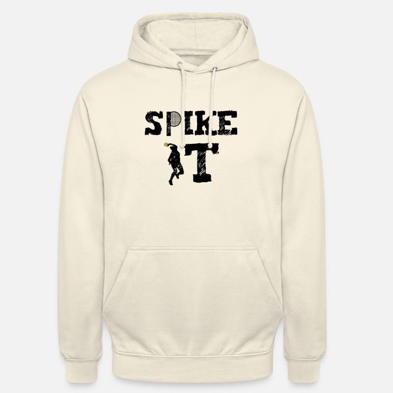 Conception de Spikeball - Sweat-shirt à capuche unisexe - vanille