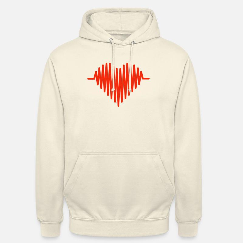 Saint-Valentin, Saint-Valentin, Saint-Valentin - Sweat-shirt à capuche unisexe - vanille