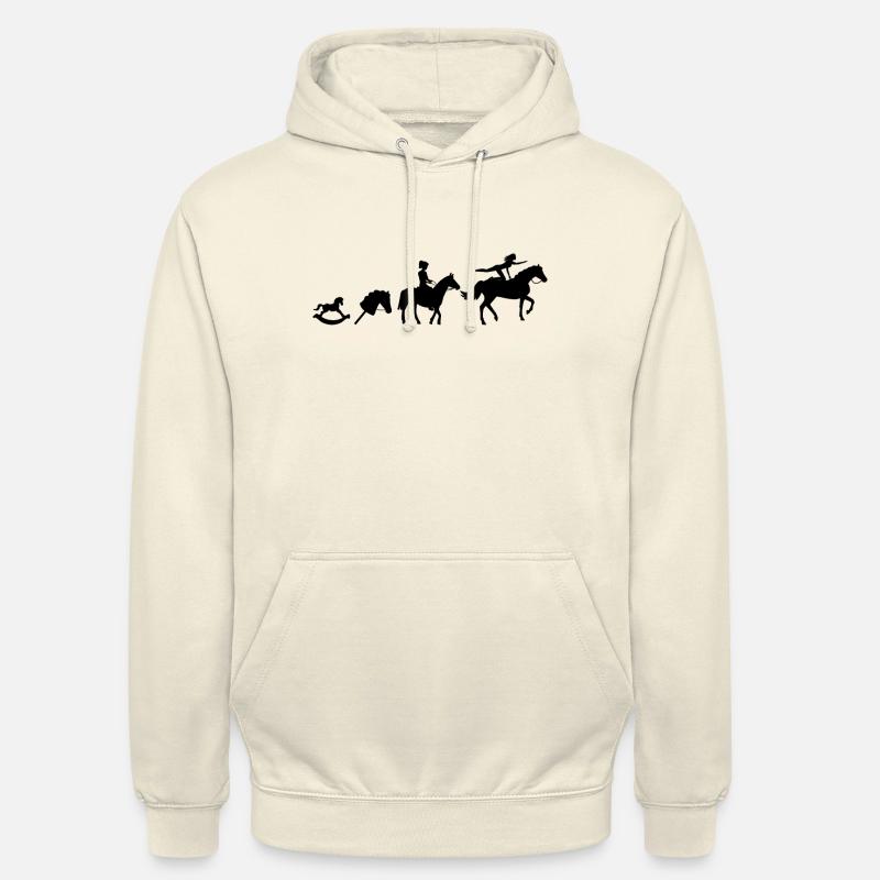 Evolution Voltigieren Equitation - Sweat-shirt à capuche unisexe - vanille