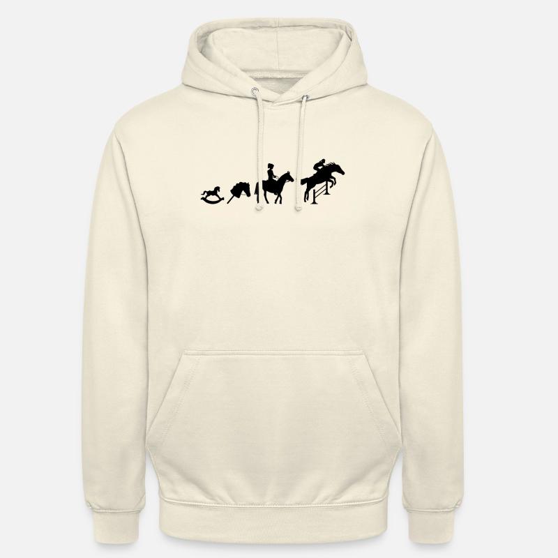 Evolution Cavaliers de saut - Sweat-shirt à capuche unisexe - vanille