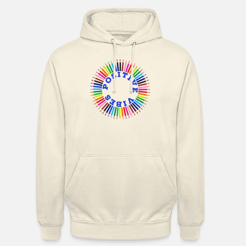 Regenbogen, Regenbogen, Regenbogen, Regenbogen, Regenbogen - Unisex Hoodie - Vanille-Milchshake