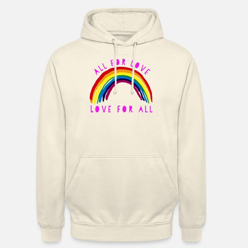 Rainbow, Rainbow, Rainbow, Rainbow, Rainbow - Unisex Hoodie - vanilla