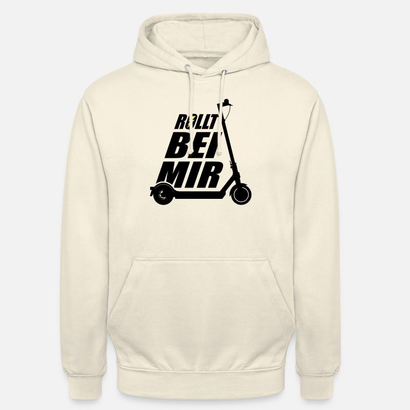 E-Scooter E-Roller Rollt bei mir - Unisex Hoodie - Vanille-Milchshake