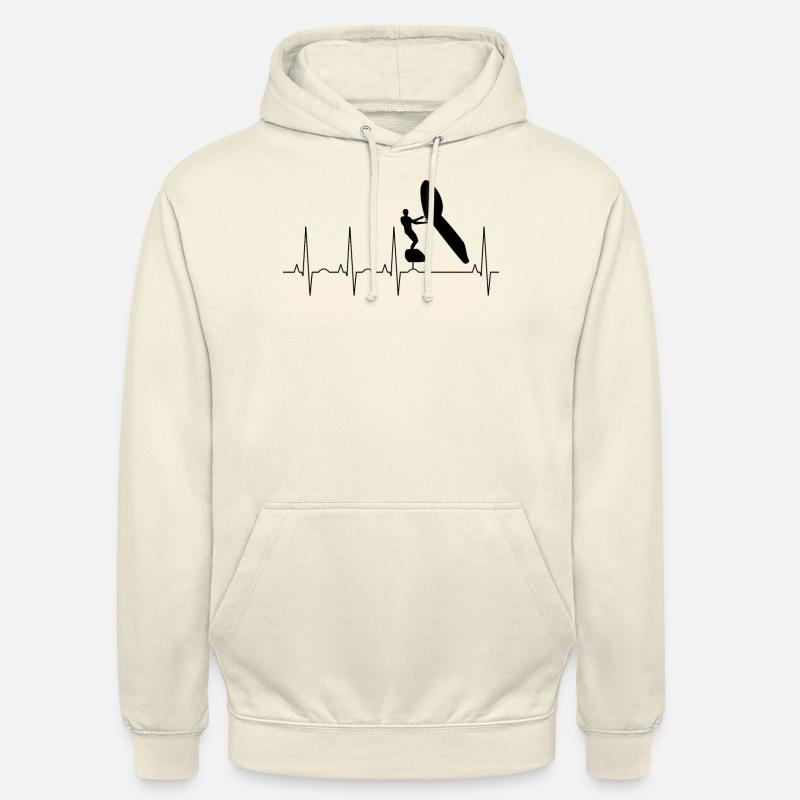 Wingfoil Puls Frequenz - Unisex Hoodie - Vanille-Milchshake